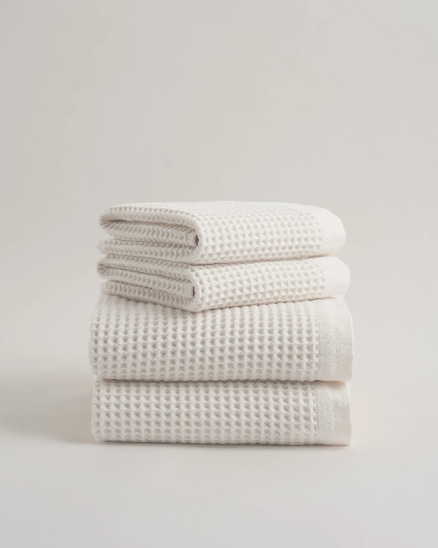Organic Turkish Waffle Bath Towel Bundle