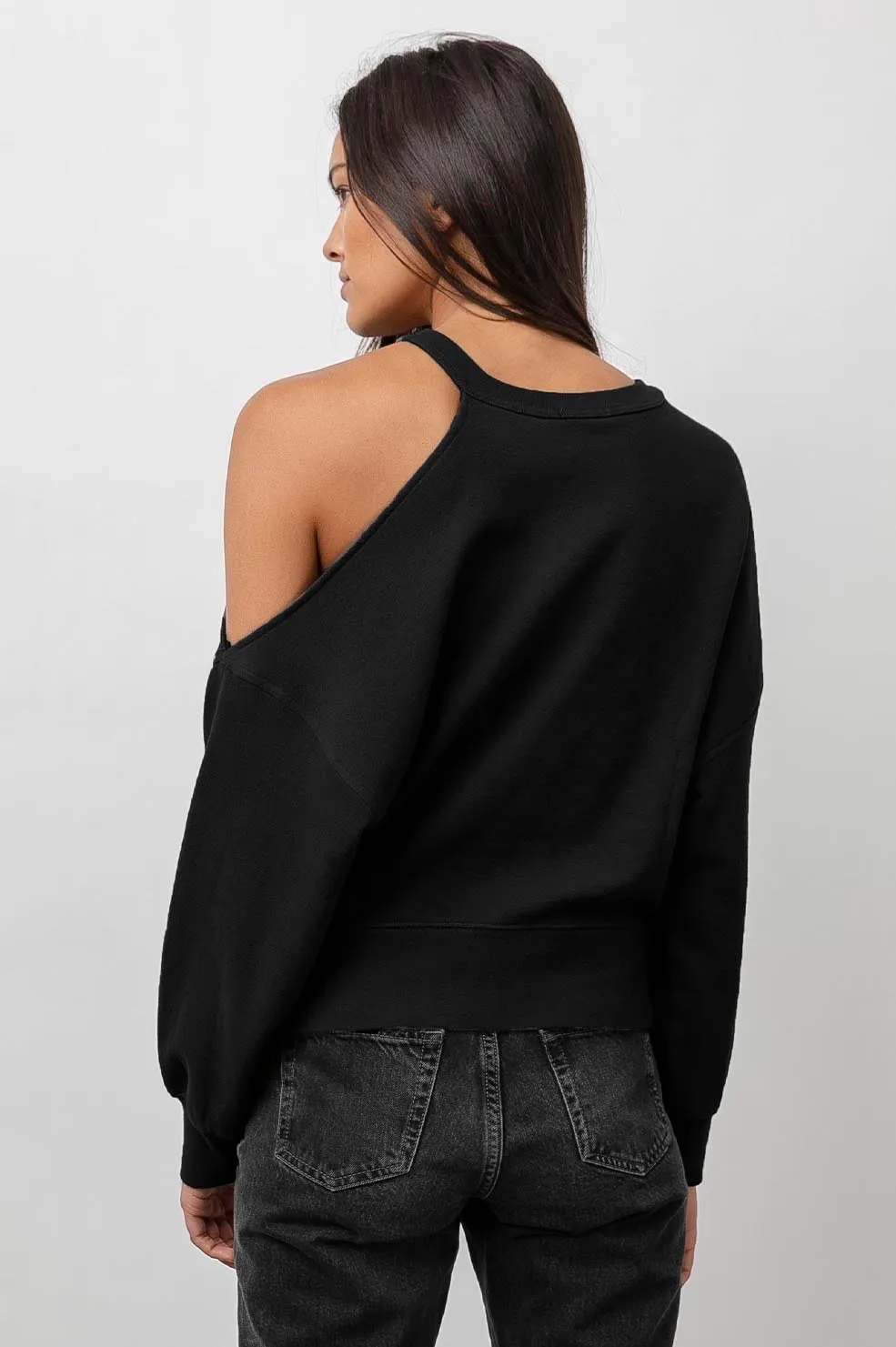 QUINCY SWEATSHIRT - BLACK