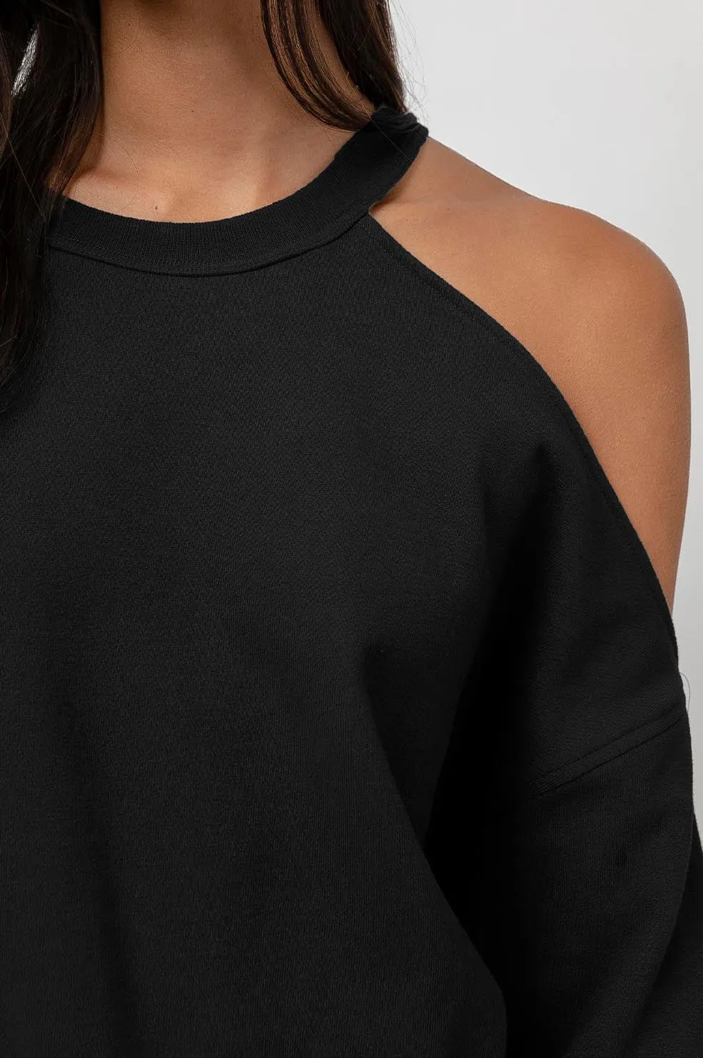 QUINCY SWEATSHIRT - BLACK
