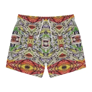 "Technicolor Lens Combined” - Swim Trunks by Artist David Hilborn
