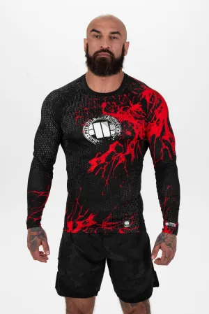 Rashguard Longsleeve Blood Dog II - Black/Red