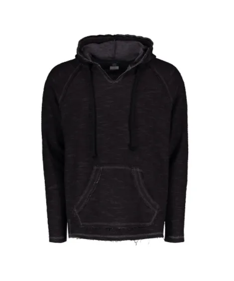 Raw Hem Hoodie