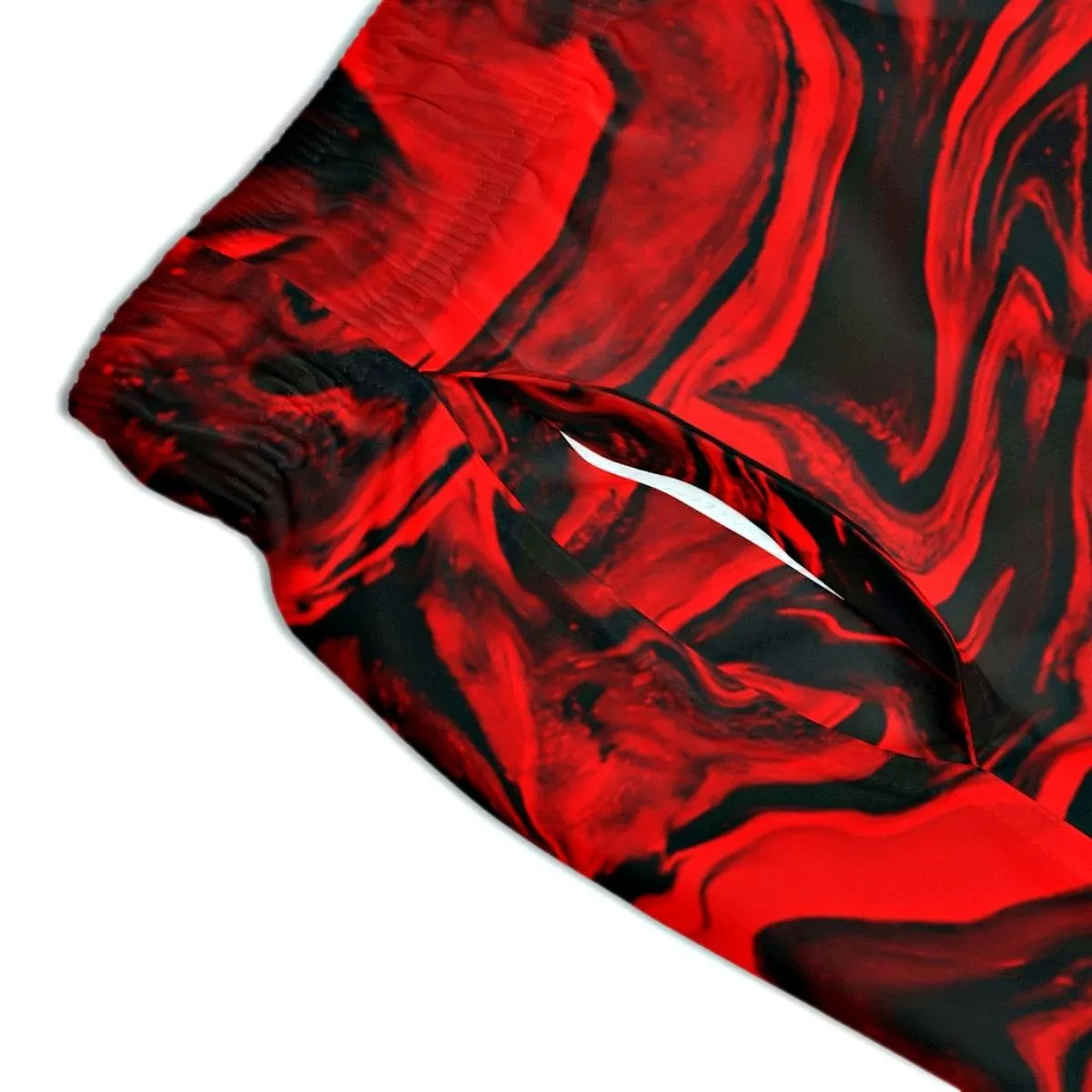 Red Lava Swim Trunks