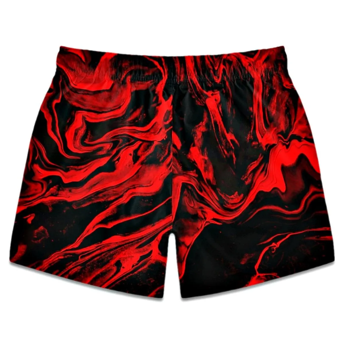 Red Lava Swim Trunks