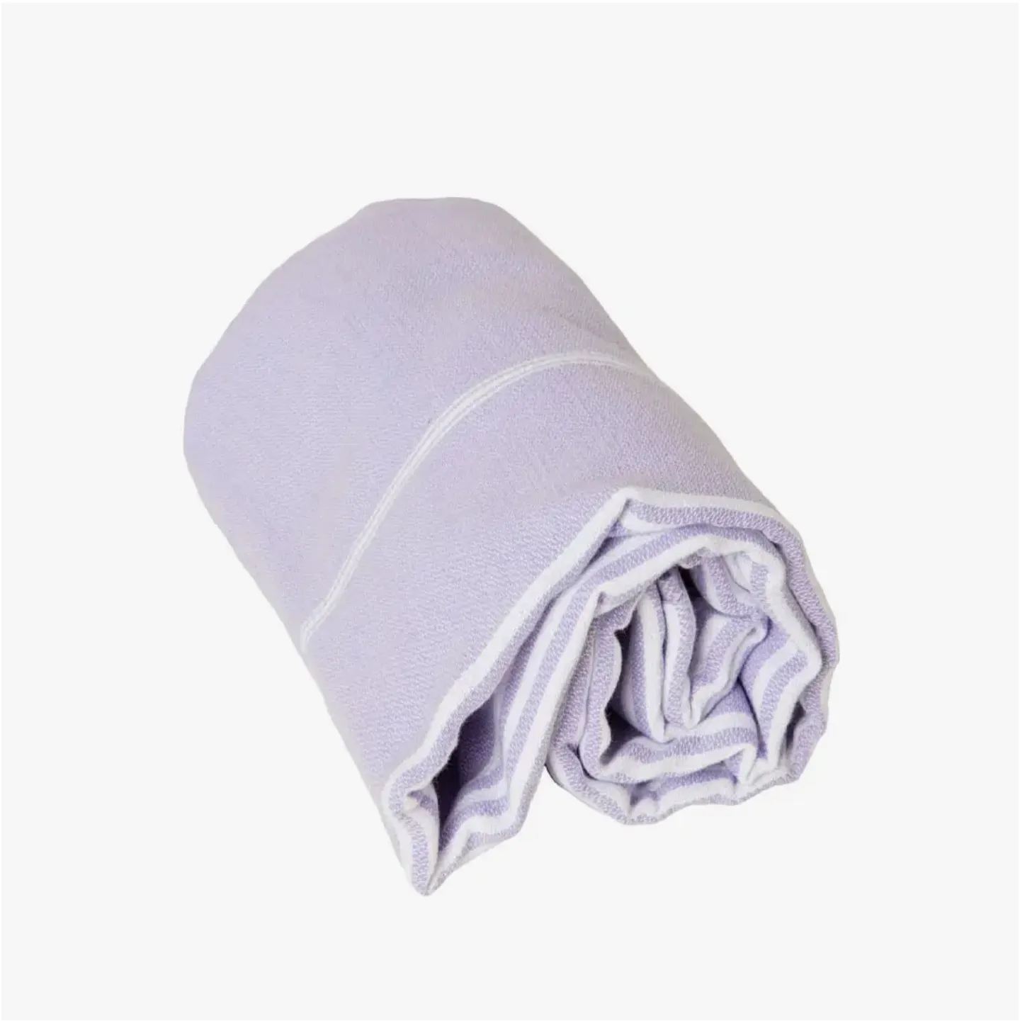 Santorini 100% Cotton Lightweight Hammam Beach Towel in Lavender