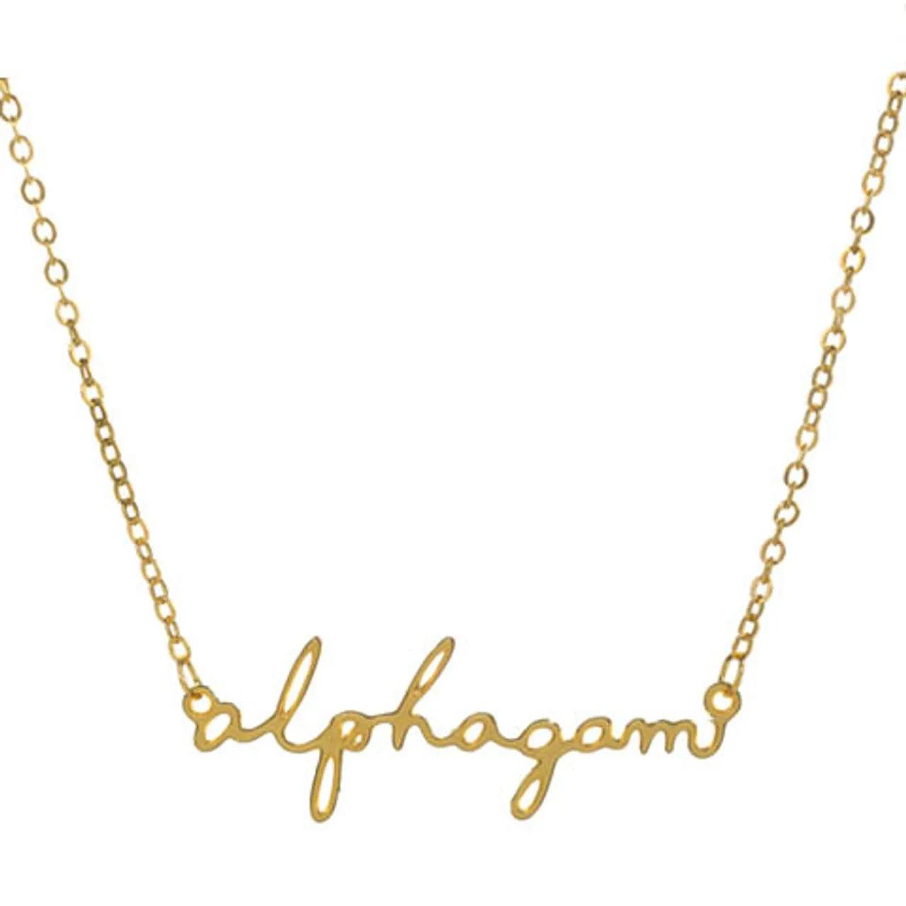 Script Name Sorority/Greek Necklaces