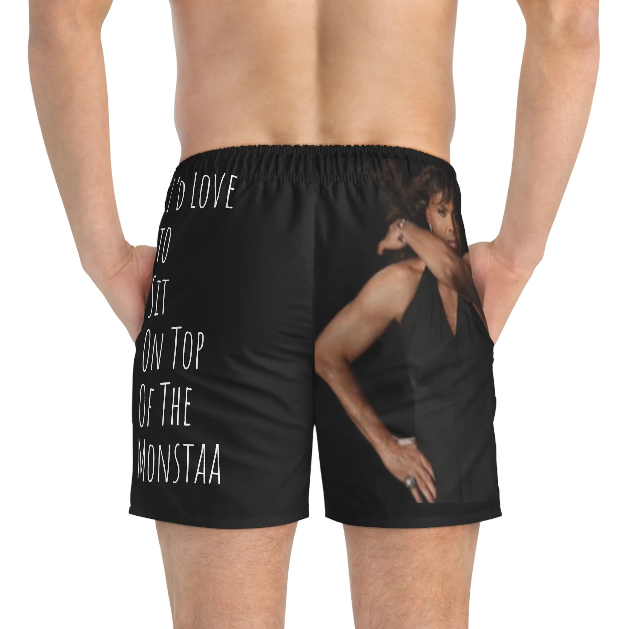 Shaqtin a Fool Swim Trunks (AOP)