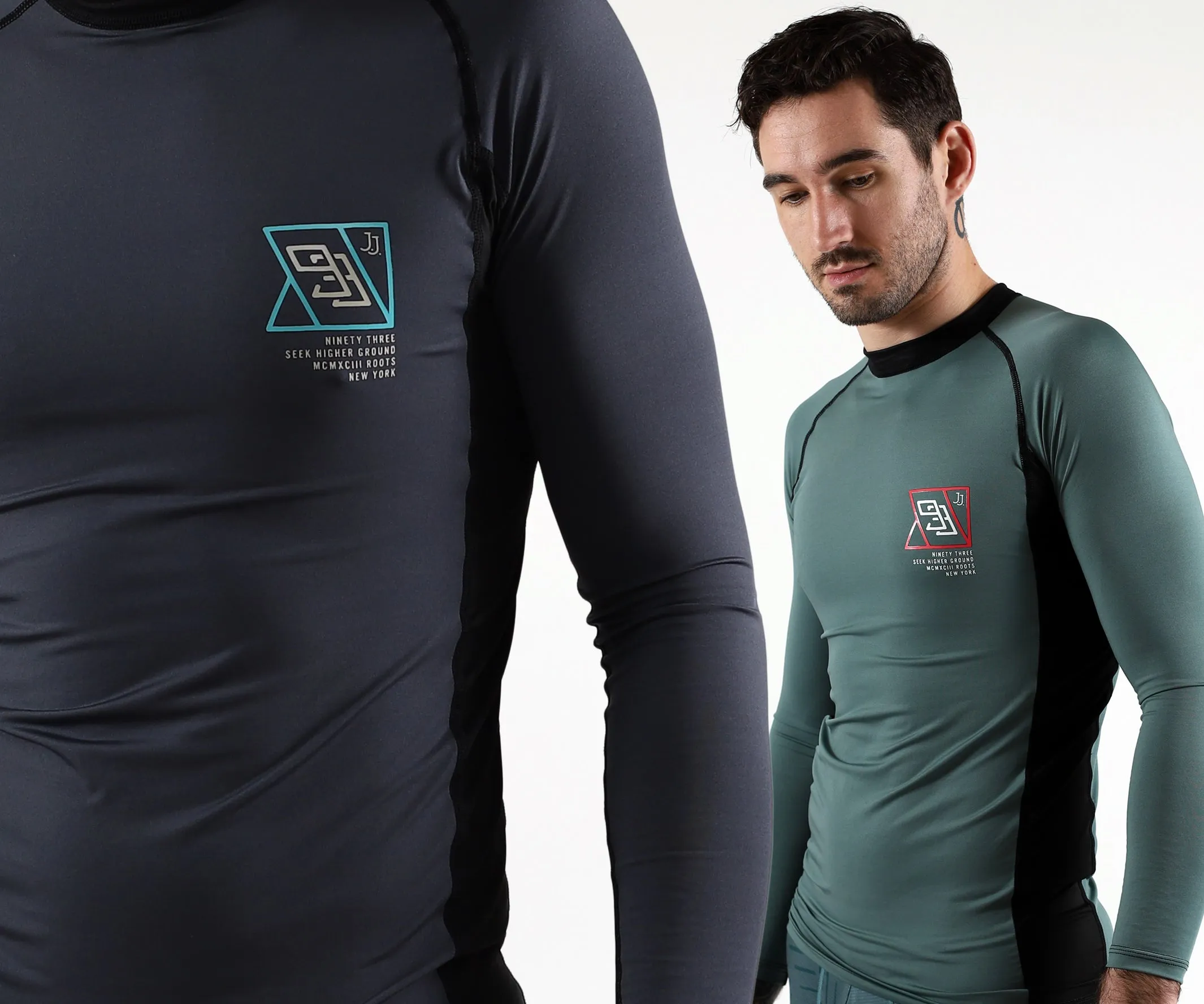 Standard Issue LS Rash Guards 2-PACK (Sage Green, Slate Grey) (WHOLESALE)