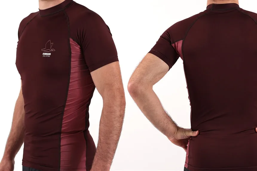 Standard Issue S/S Rash Guards 2-PACK (Burgundy, Black)
