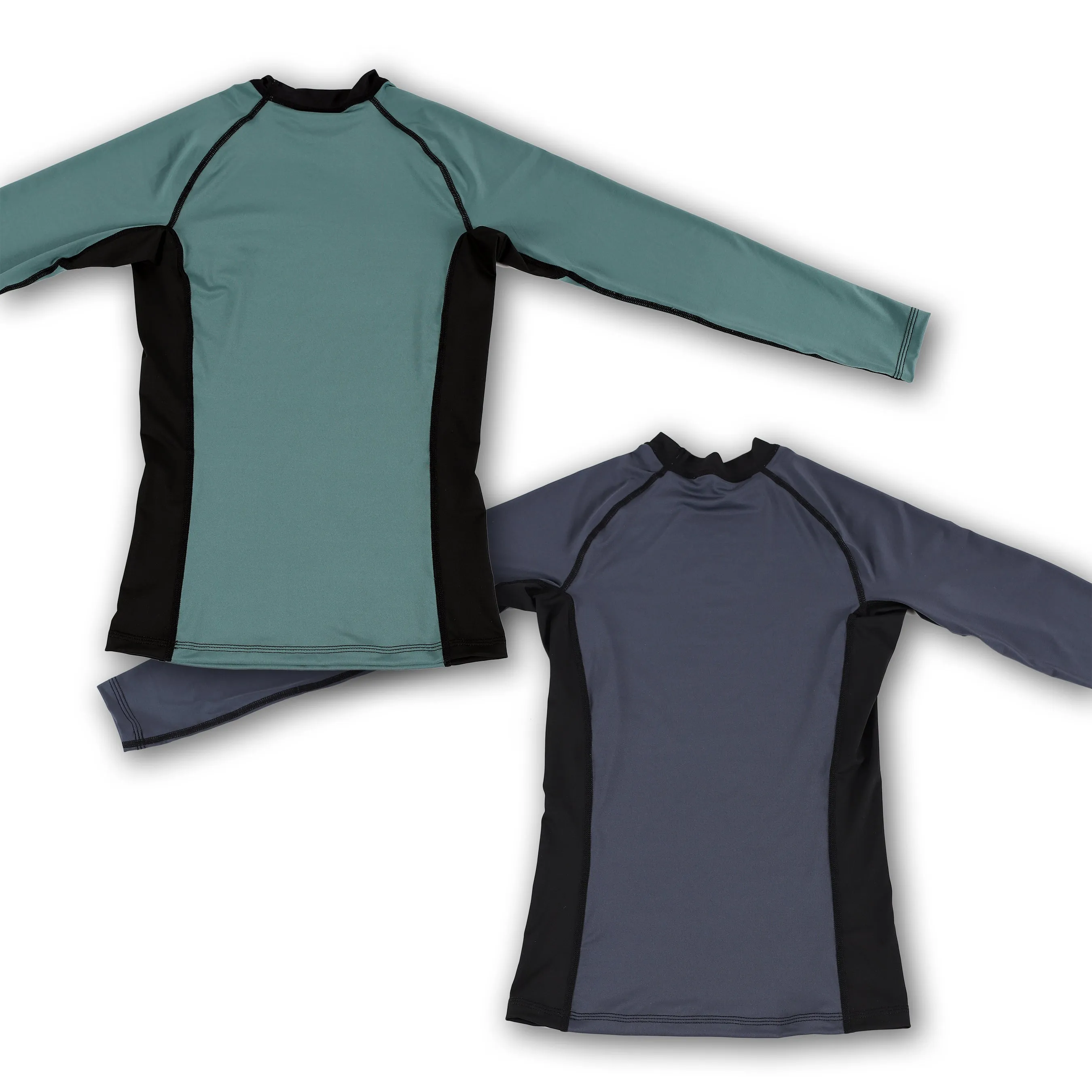 Standard Issue Women's LS Rash Guards 2-PACK (Sage Green, Slate Grey)