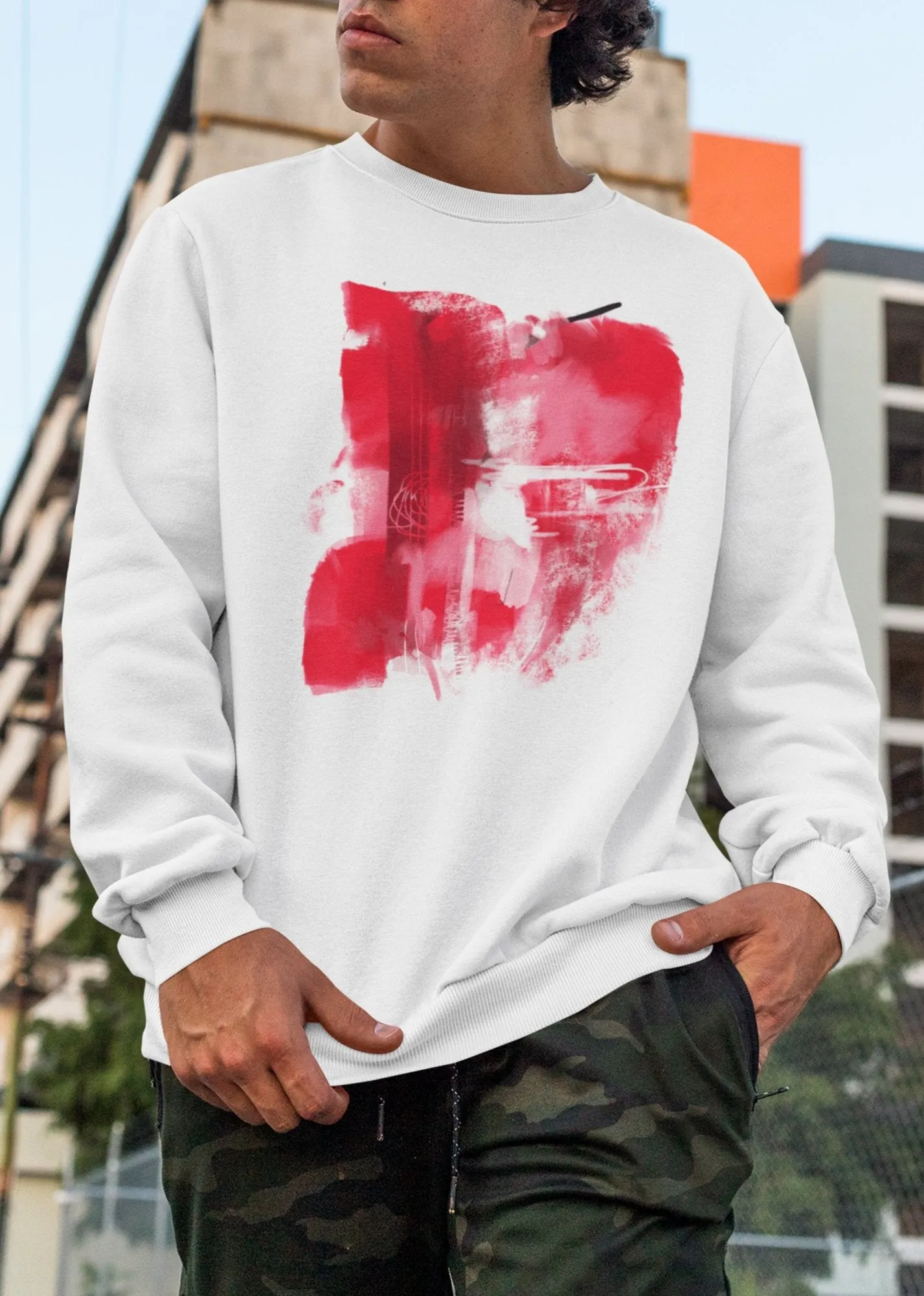 ST!NK - artist Stian, AUCH! - Casual Sweatshirt