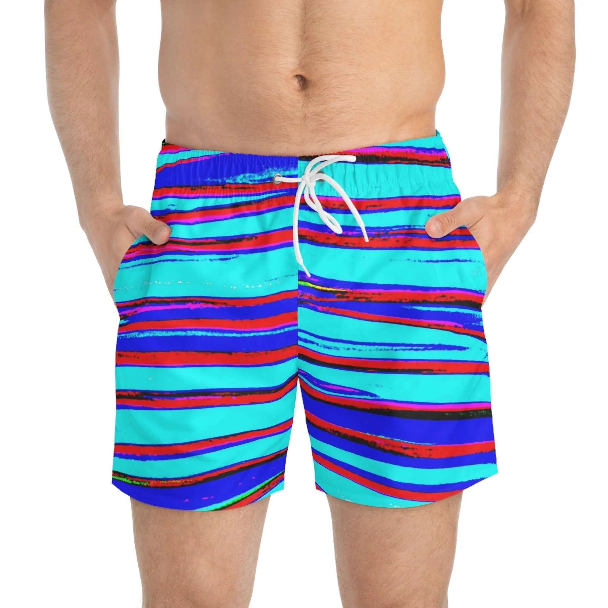 Strips Swim Trunks