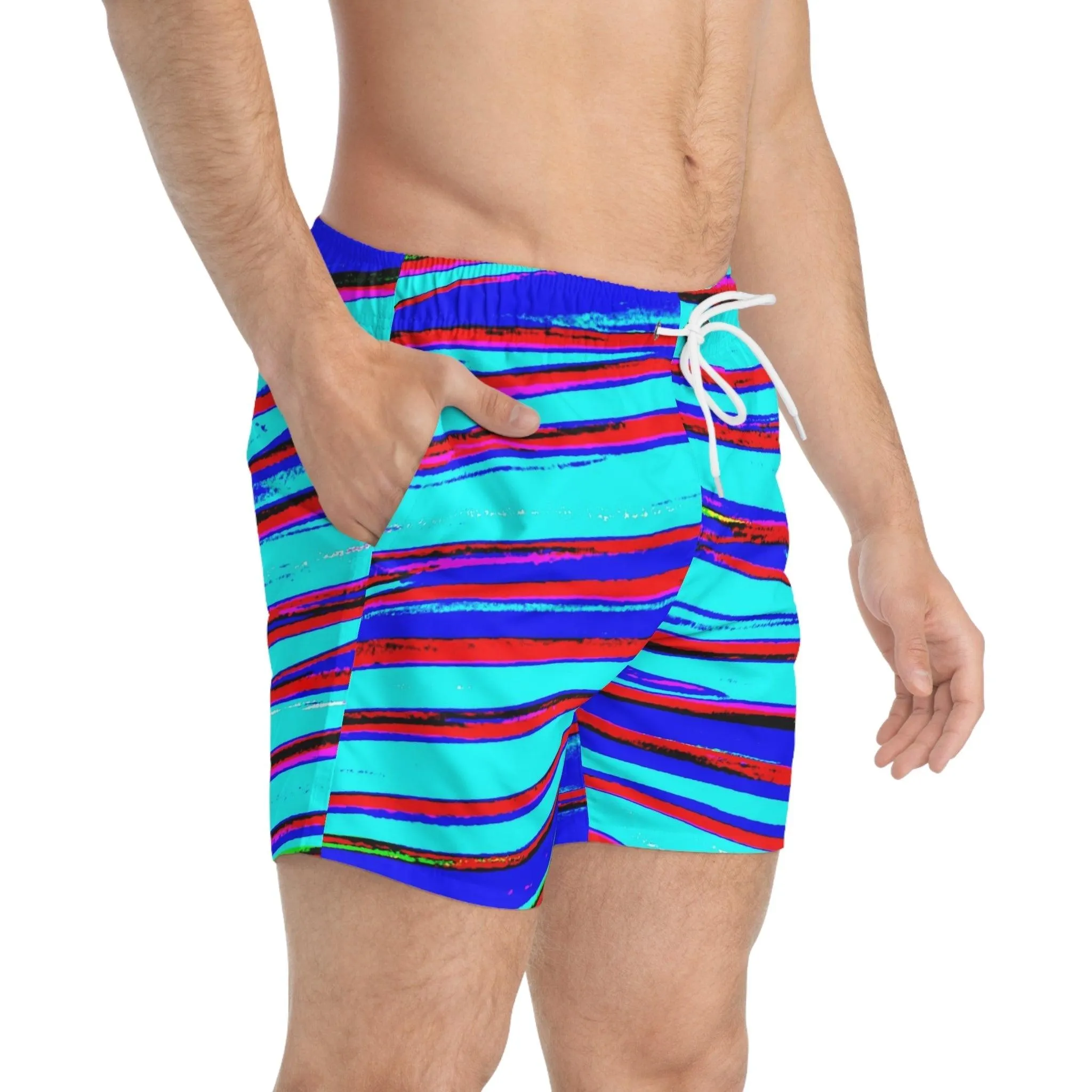 Strips Swim Trunks