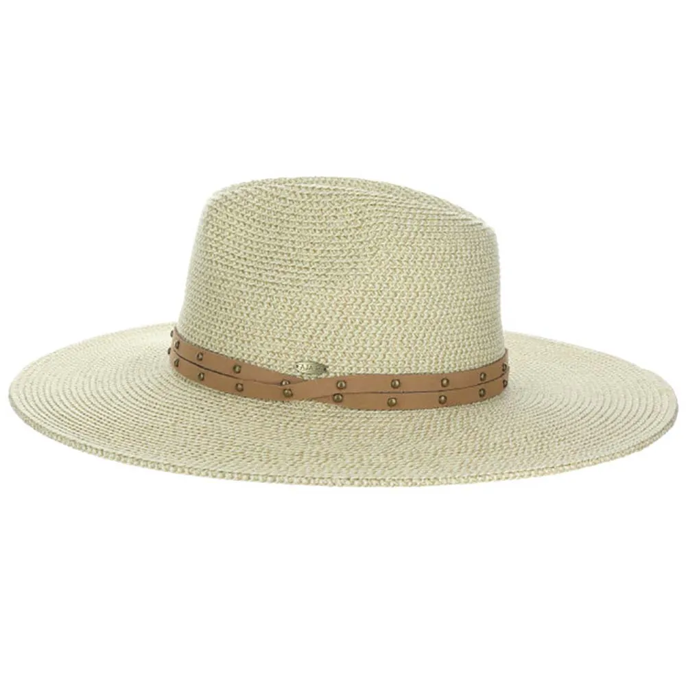 Studded Band Wide Brim Safari Hat  - Scala Hats