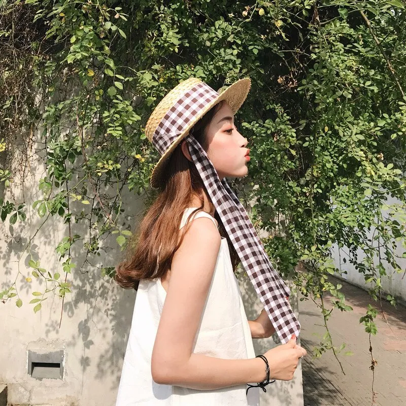 summer tops for women 2021 visor hats for gril New Raffia hat summer