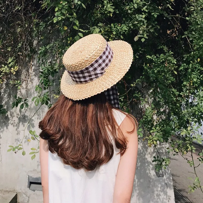 summer tops for women 2021 visor hats for gril New Raffia hat summer