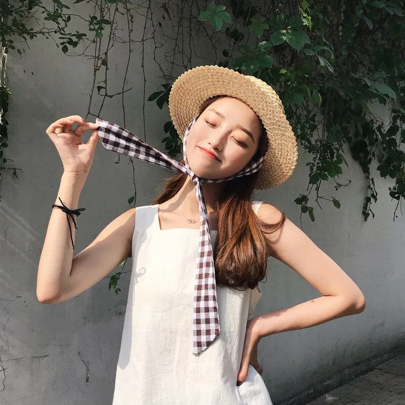 summer tops for women 2021 visor hats for gril New Raffia hat summer