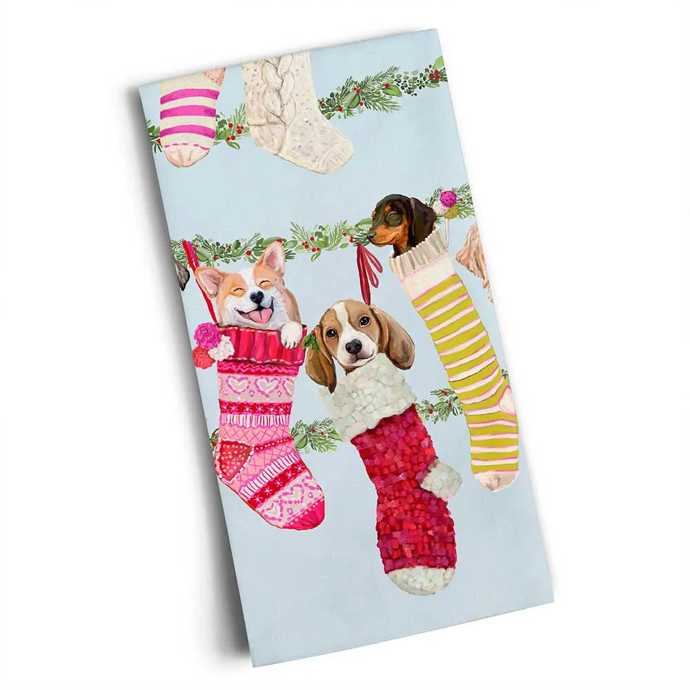 Sweet Stockings Tea Towel