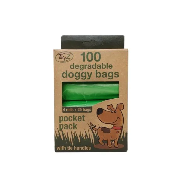 Tidy Z Degradable Doggy Bags 4 Rolls 25s