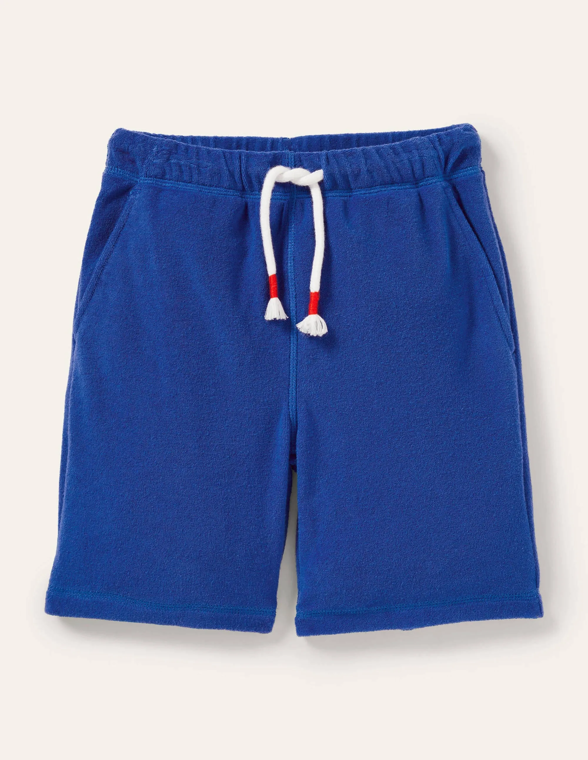 Towelling Sweatshorts-Blue Wave Rainbow