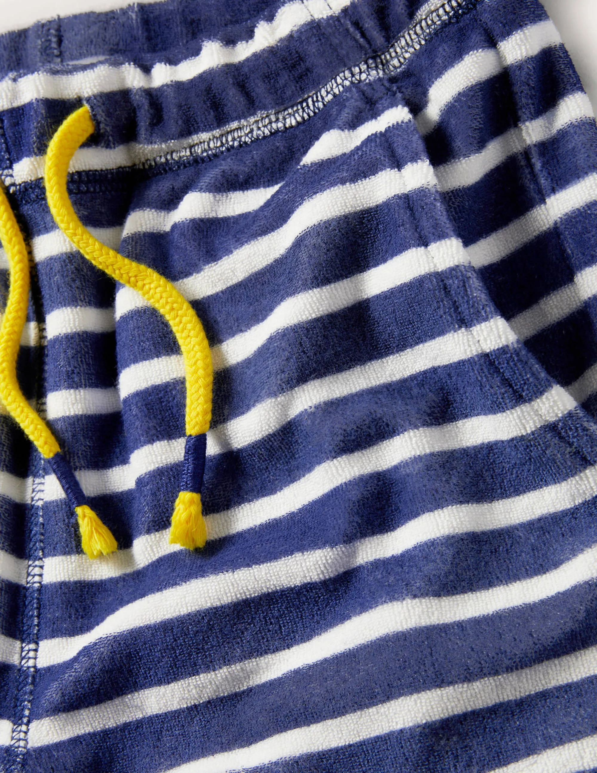 Towelling Sweatshorts-Starboard Blue/White
