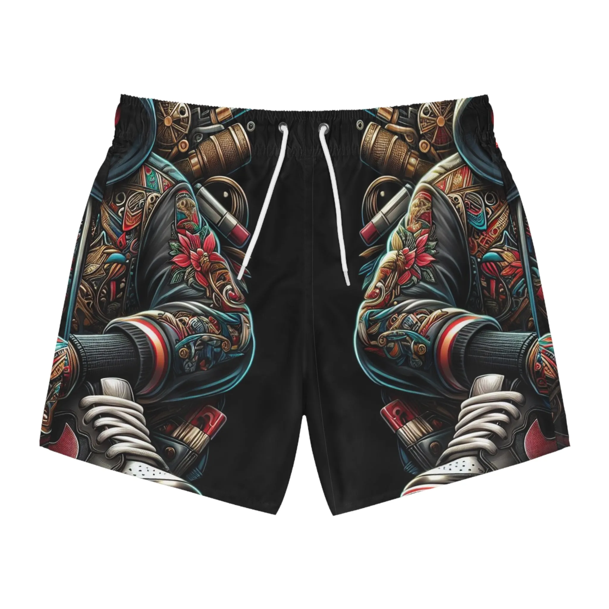 TrendPop Creations Custom Designed Men's Swim Trunks (AOP)