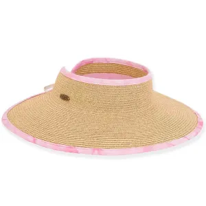 Tropical Trim Wrap Around Visor Hat - Sun 'N' Sand Hats