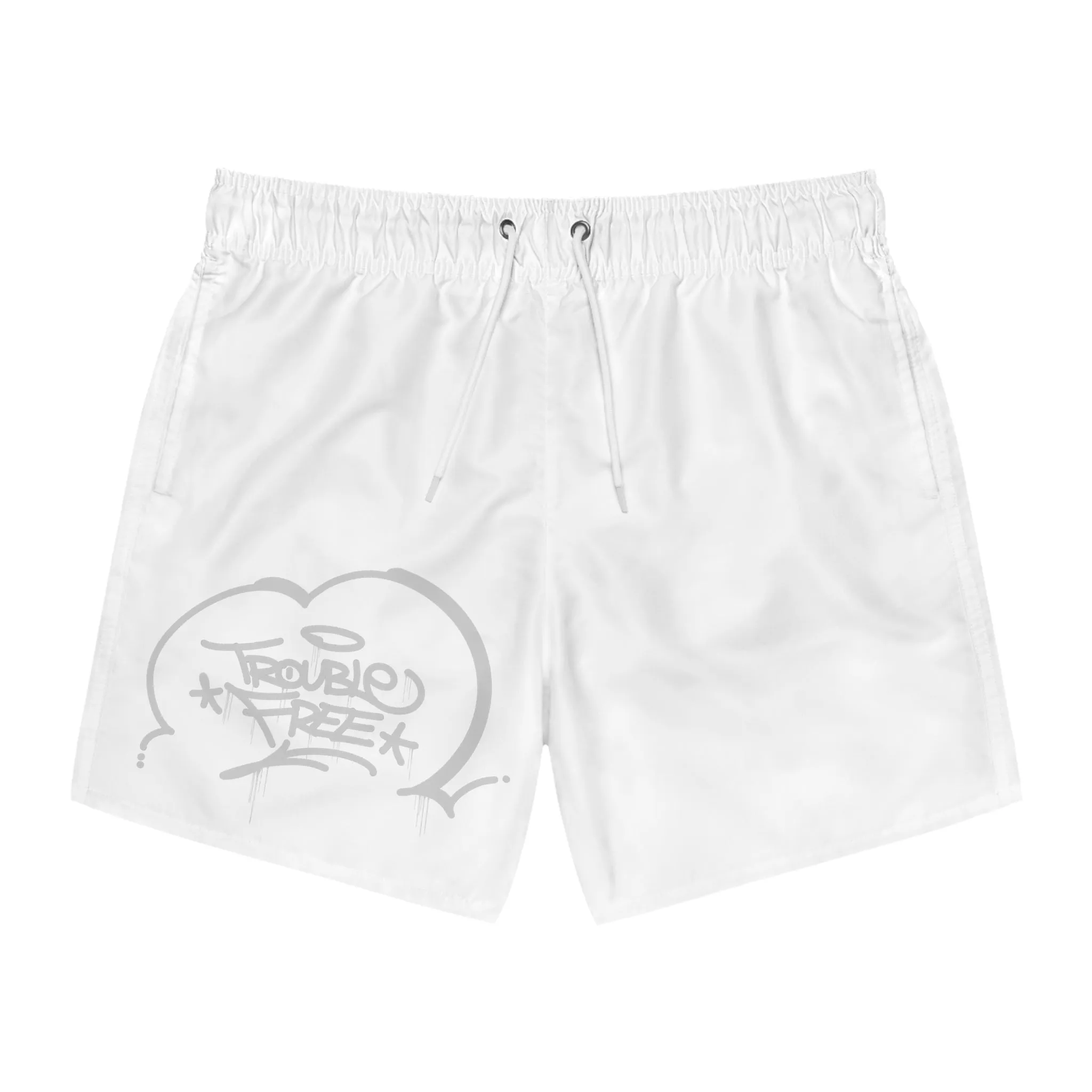 “Trouble Free”. Swim Trunks (AOP)