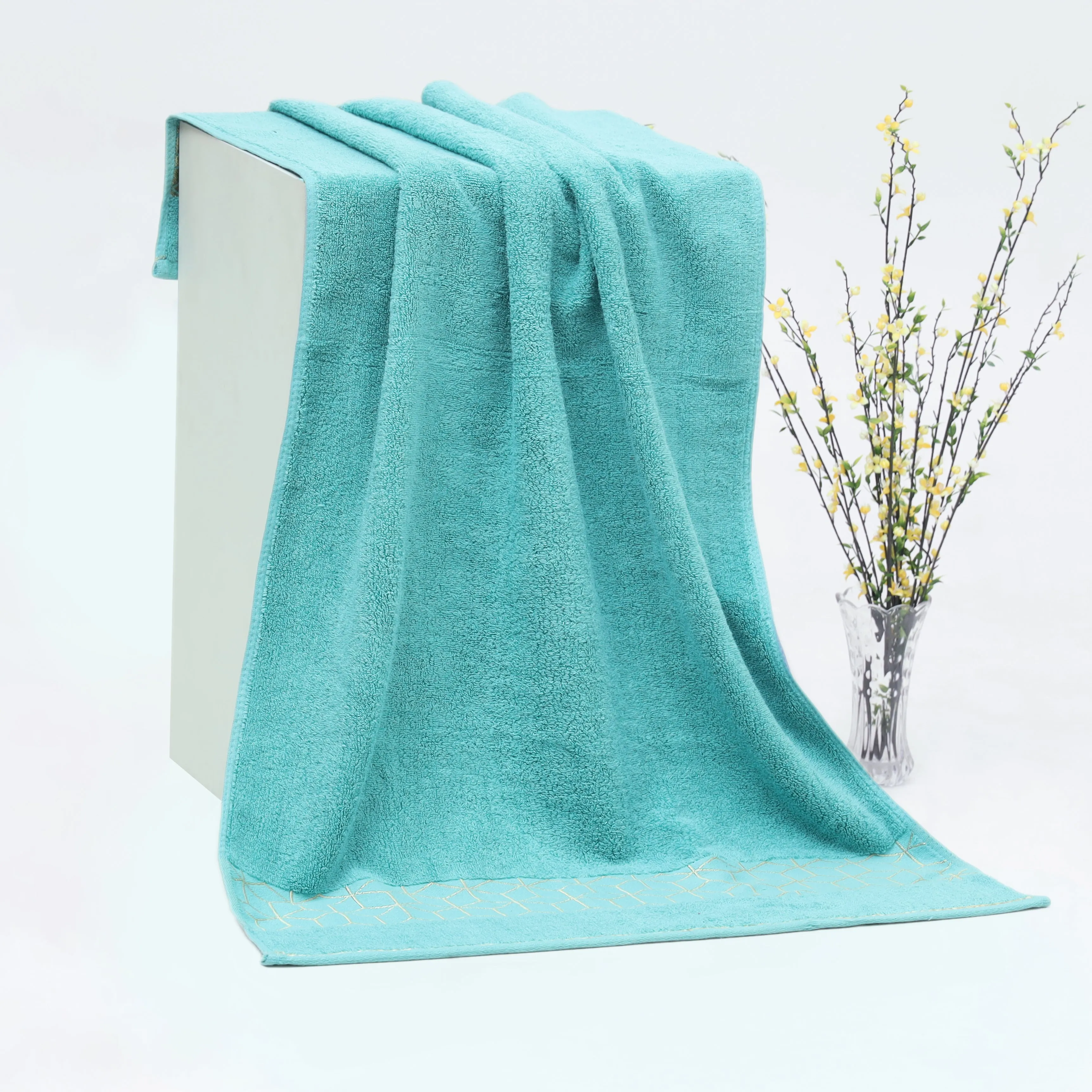 Ultra Premium Quality Soft Cotton Towel(Light Zink)
