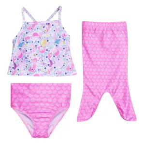 UPF 50  3 Piece Mermaid Swim Set