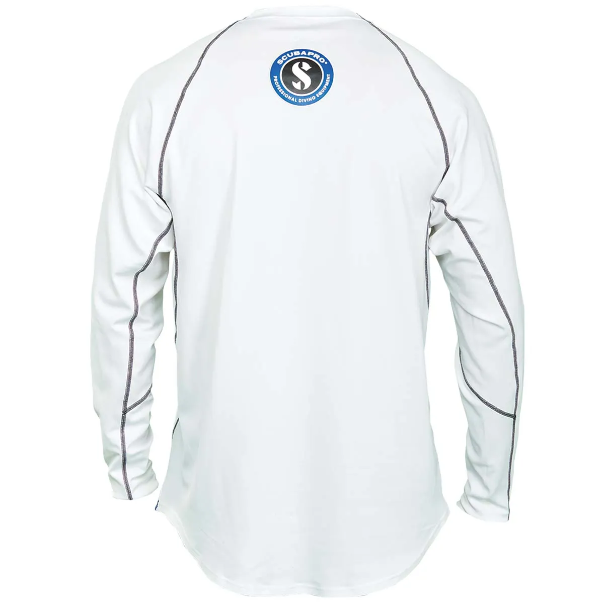 Used ScubaPro Men's UPF 50 Channel Flow Long Sleeve Rash Guard - Ice, Size XLG