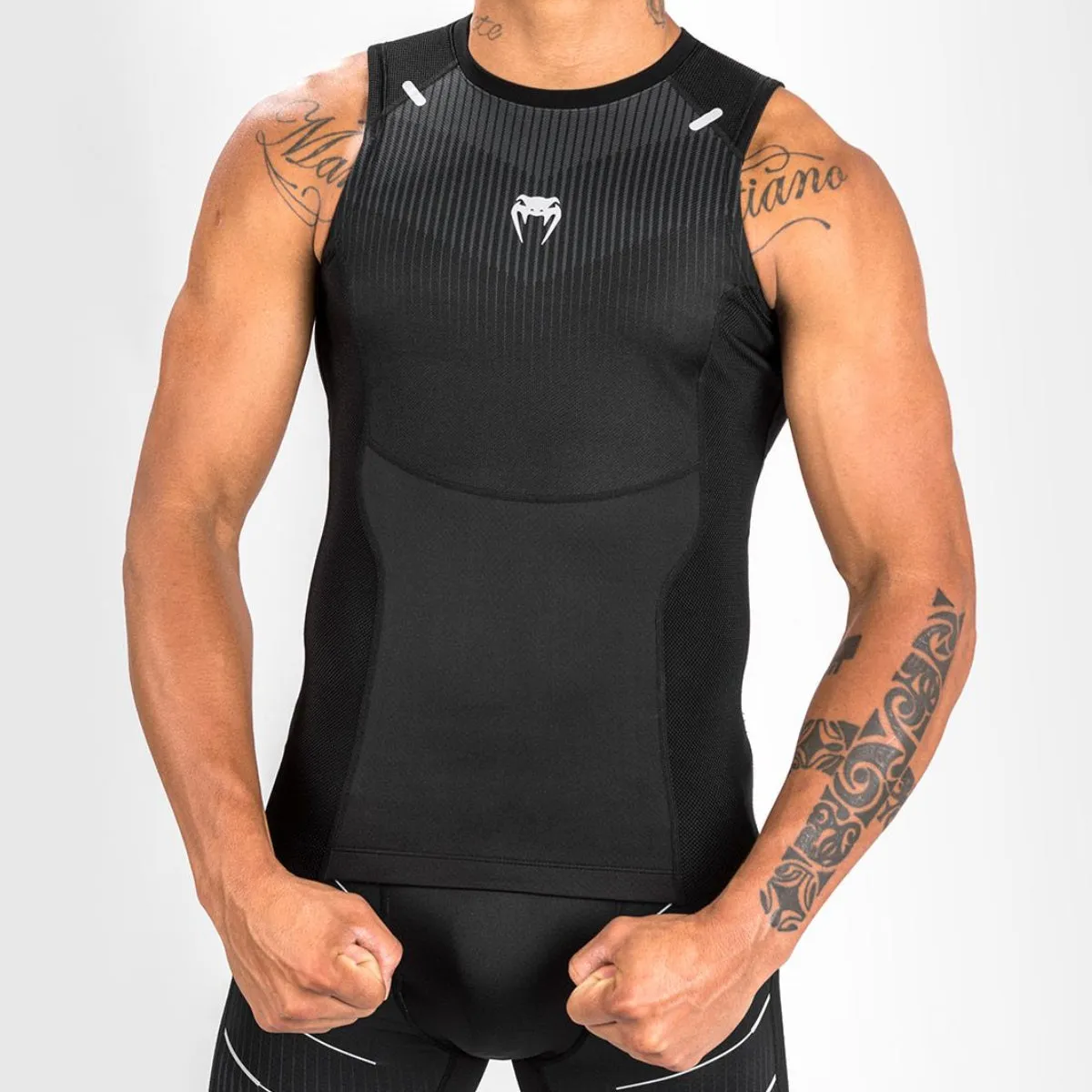 Venum Rashguard Sleeveless Biomecha Black