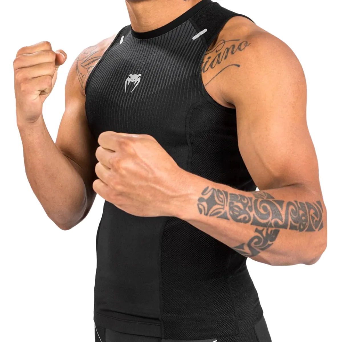 Venum Rashguard Sleeveless Biomecha Black