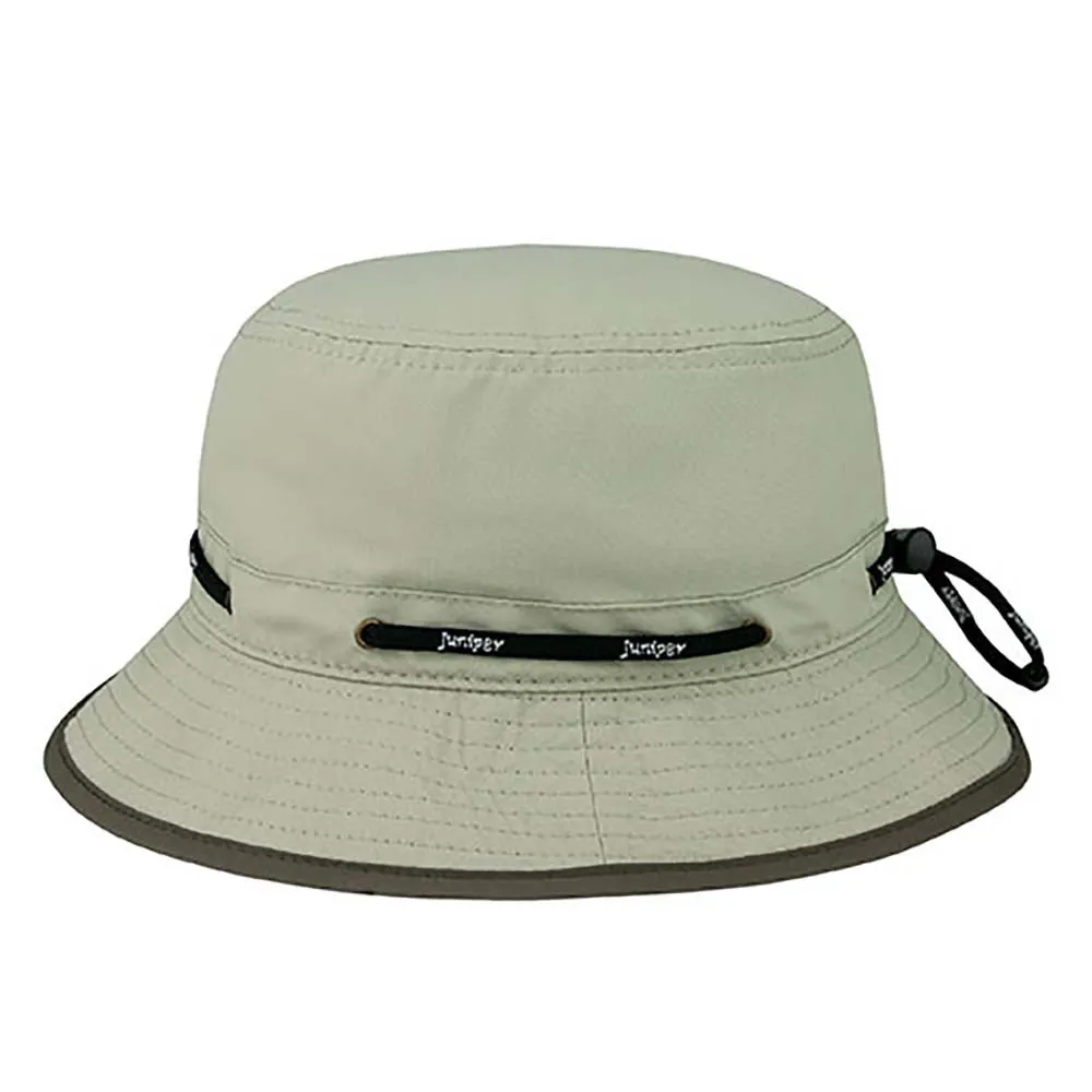 Water Repellent Bucket Hat with Adjustable Toggle - Juniper UV Hats