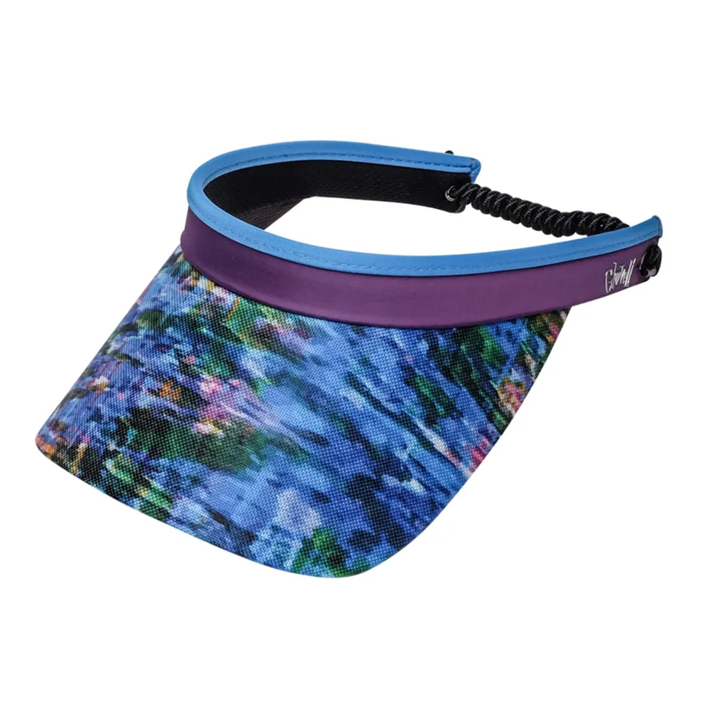 Waterfall Coil Lace Sun Visor - GloveIt® Golf Hats